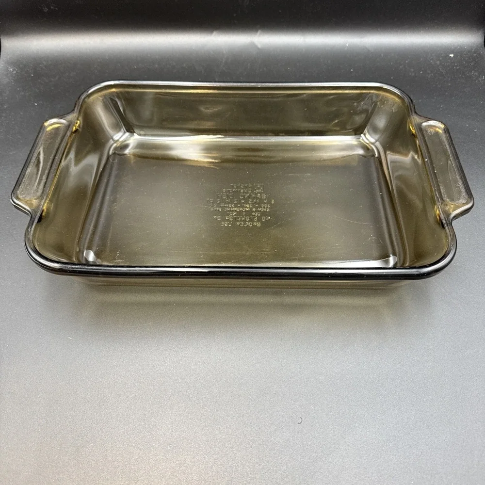 Anchor 2 Qt Amber Rectangular Baking Dish 8 x 11.5 x 2 in. Oven & Microwave Safe